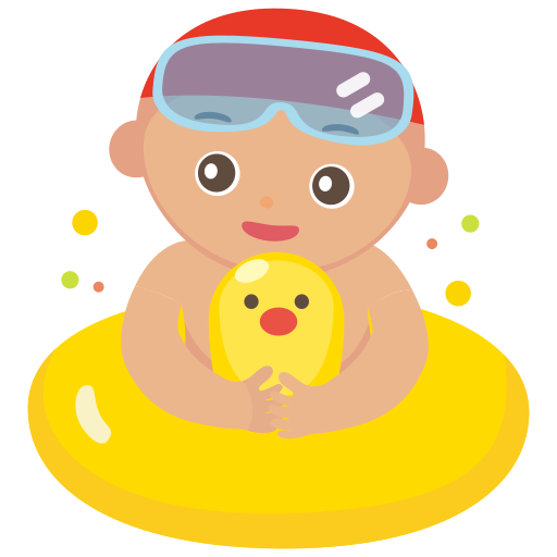 fête à la piscine Icône gratuit