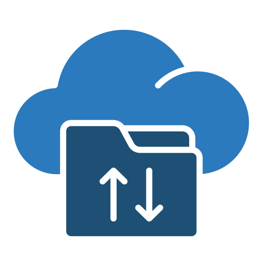 almacenamiento en la nube icono gratis