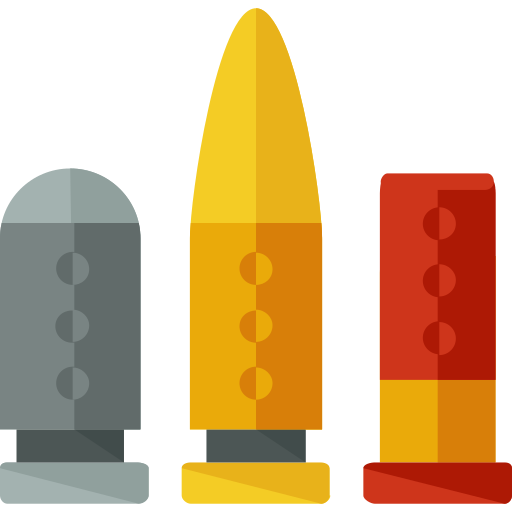 Ilustração 3d do ícone do jogo de armas canon