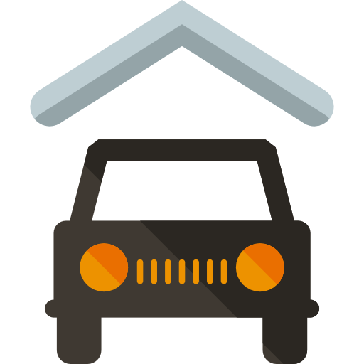 Garage Roundicons Flat icon