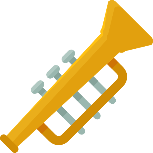 Trumpet Roundicons Flat icon