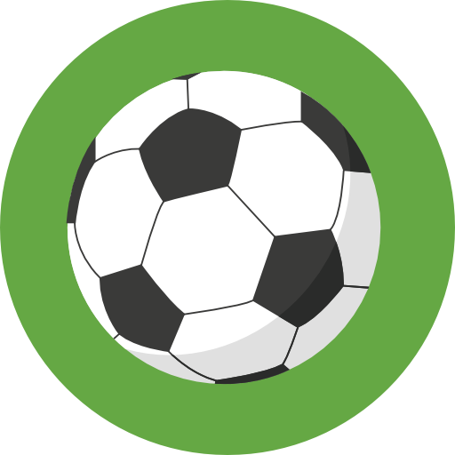Um ícone plano de jogo de futebol download