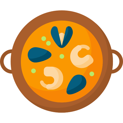 paella mit meeresfrüchten kostenlos Icon