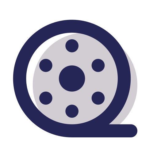 rollo de película icono gratis