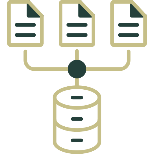 recopilación de datos icono gratis