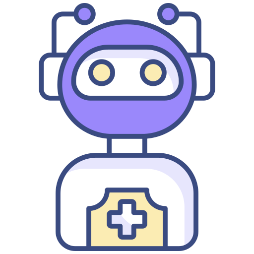 robot médico icono gratis