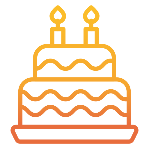 torta de cumpleaños icono gratis