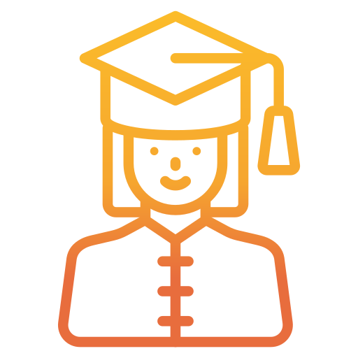 gorro de graduación icono gratis