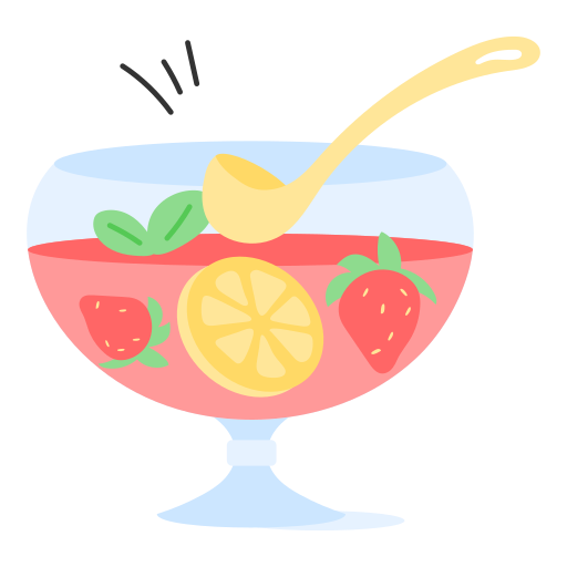 ponche de frutas icono gratis