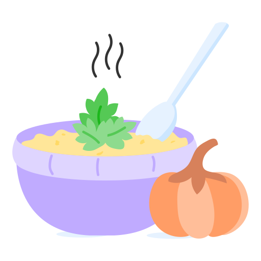 sopa de calabaza icono gratis