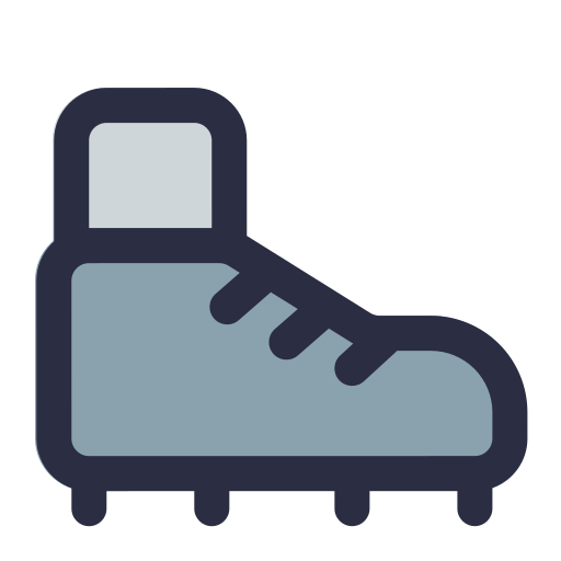 zapato de fútbol icono gratis