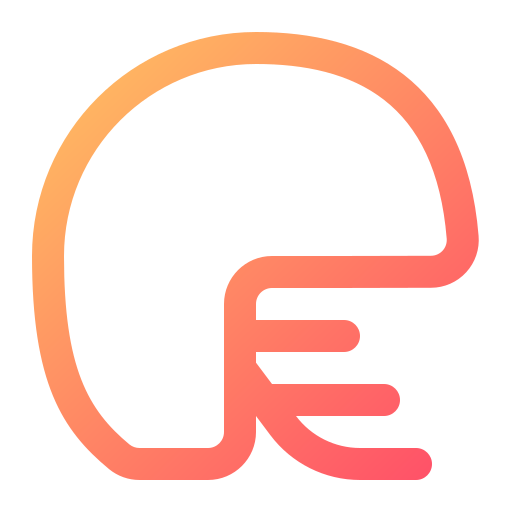 casco de rugby icono gratis