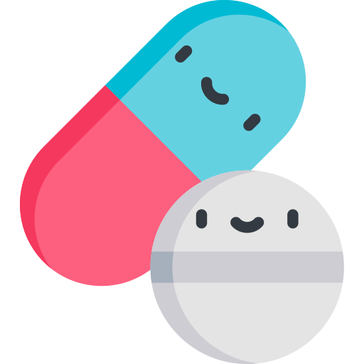 Pills Kawaii Flat icon