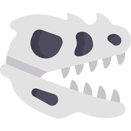 dinosaur skull clipart