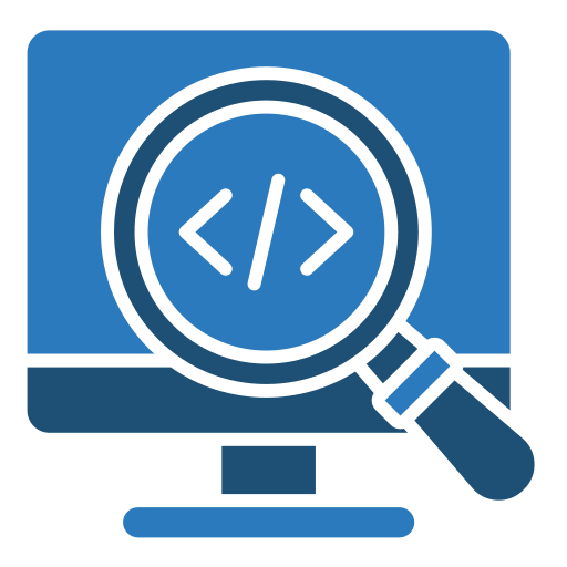 revisión de código icono gratis