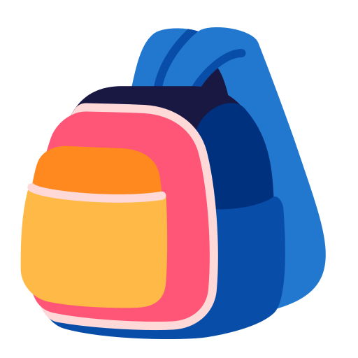 mochila icono gratis