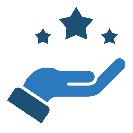 clasificación de estrellas icono gratis