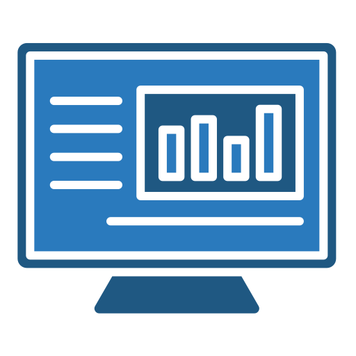 visualización de datos icono gratis