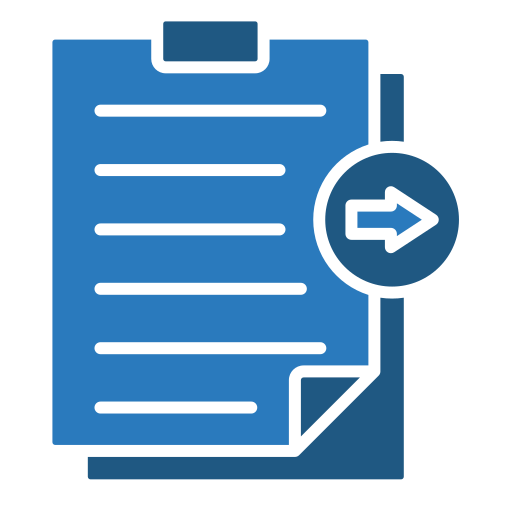 documento de exportación icono gratis