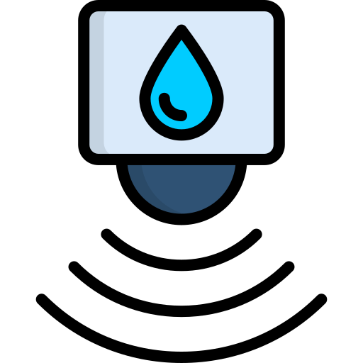 sensor de agua icono gratis