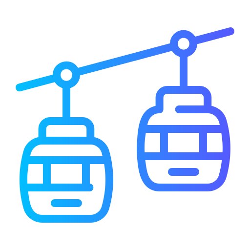 teleférico icono gratis