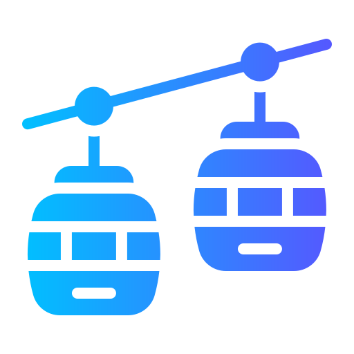teleférico icono gratis