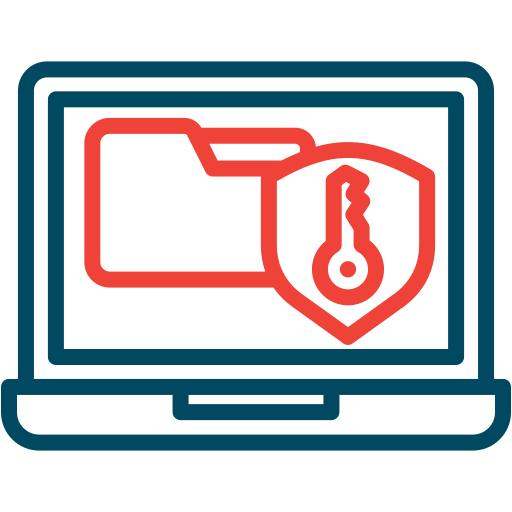 protección de datos icono gratis