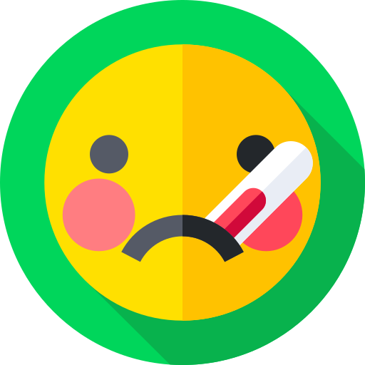 Sick free icon