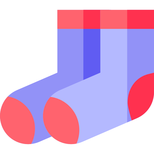 Socks Basic Straight Flat icon