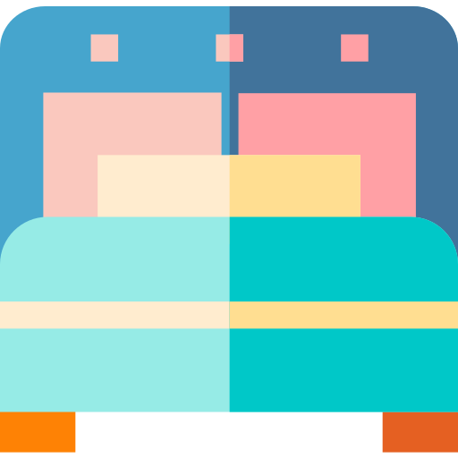 Bed Basic Straight Flat icon