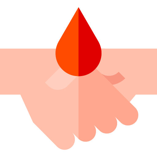 Donación de sangre icono gratis