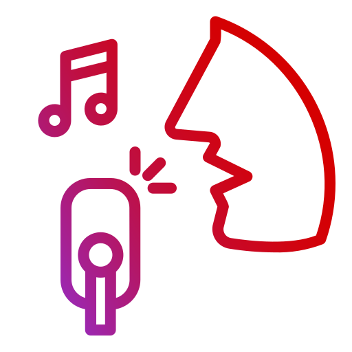 cantando icono gratis