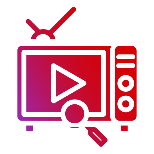 regarder la télévision Icône gratuit