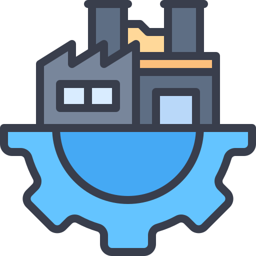 producción icono gratis