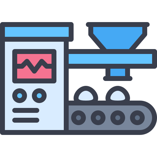 producción icono gratis