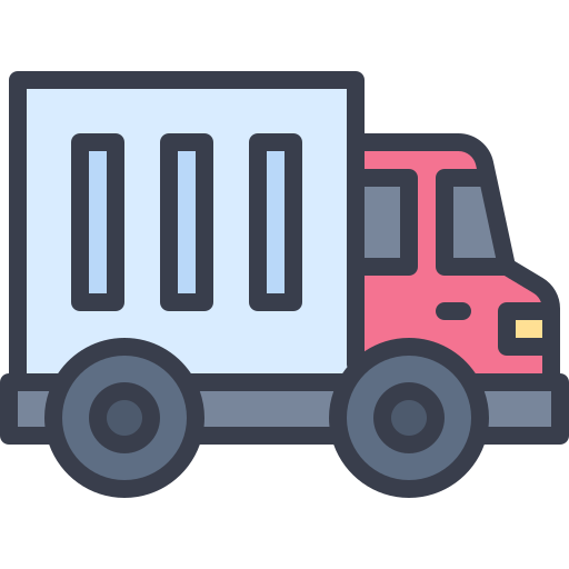 camión de mudanzas icono gratis