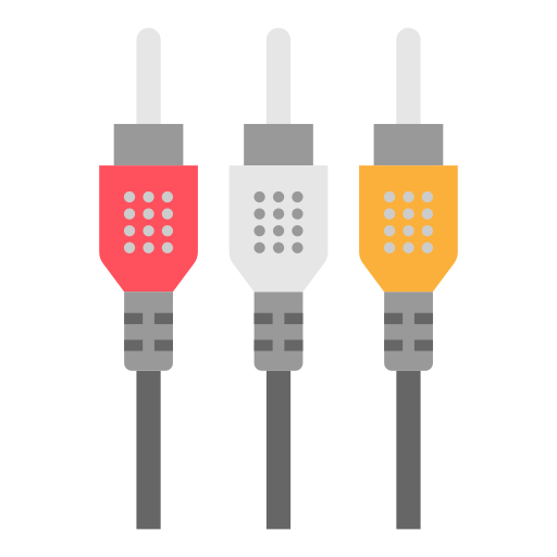 conector de audio icono gratis