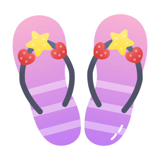 chinelos grátis ícone