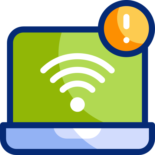 error de wifi icono gratis