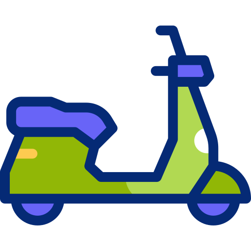 moto eléctrica icono gratis