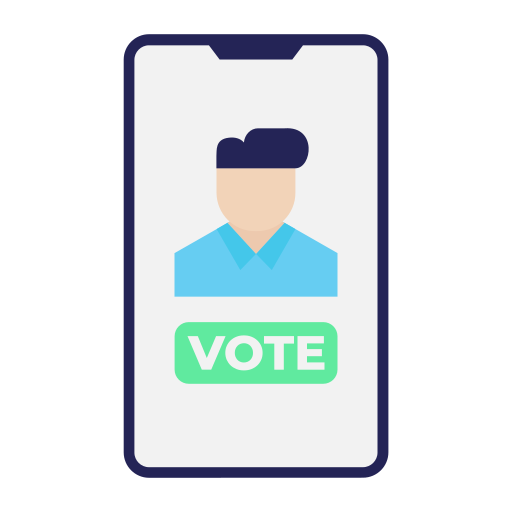 aplicación para votar icono gratis