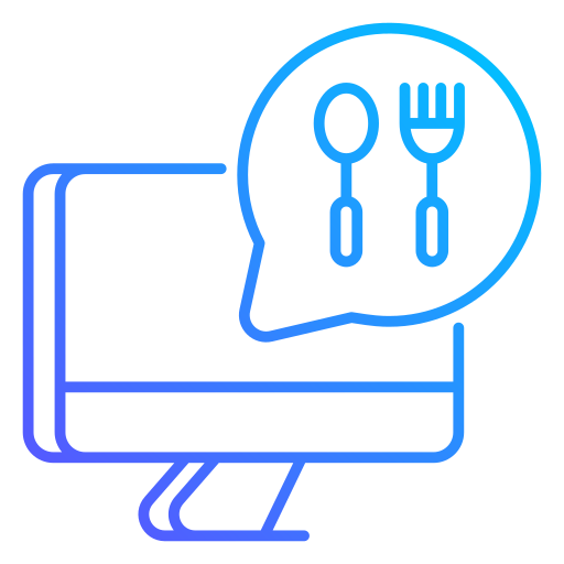 pedido en línea icono gratis