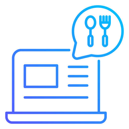 pedido en línea icono gratis