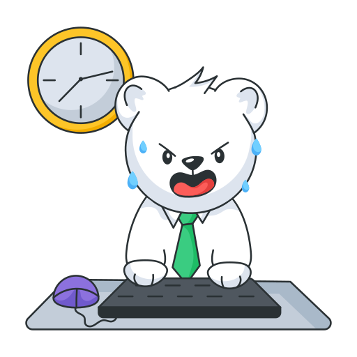 stress kostenlos Sticker