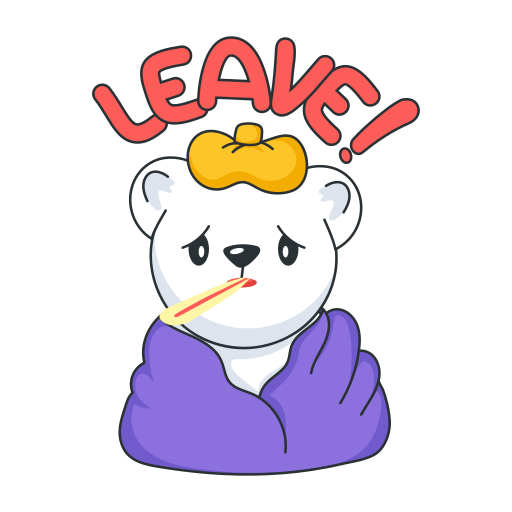 Sick free sticker