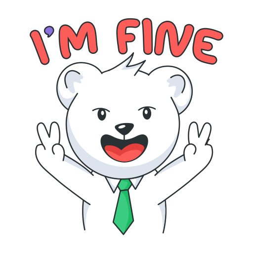 Fine free sticker