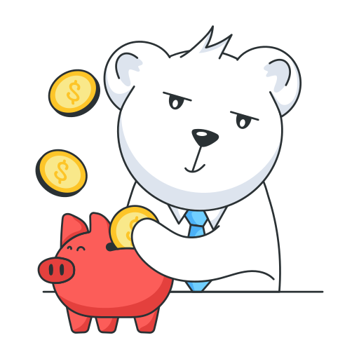 Money saving free sticker Money saving free sticker