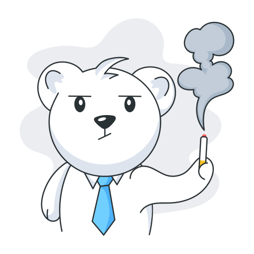 Smoking free sticker
