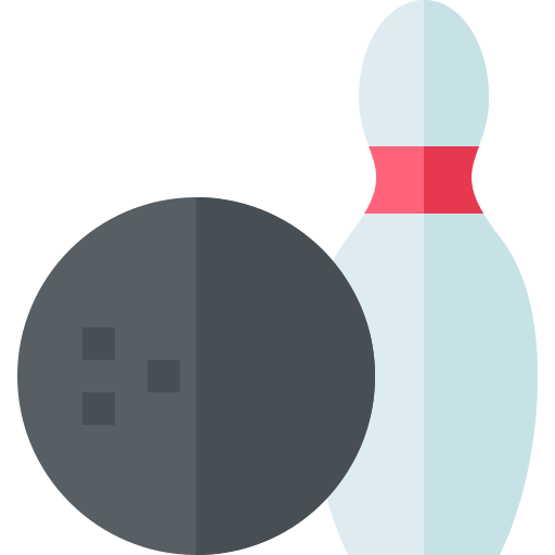 Bowling Basic Straight Flat icon