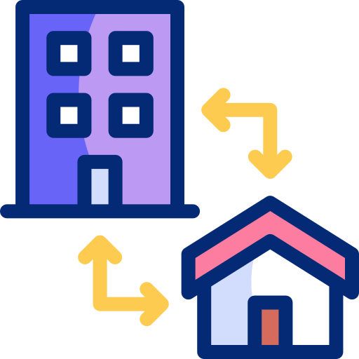 Telecommuting free icon Telecommuting free icon
